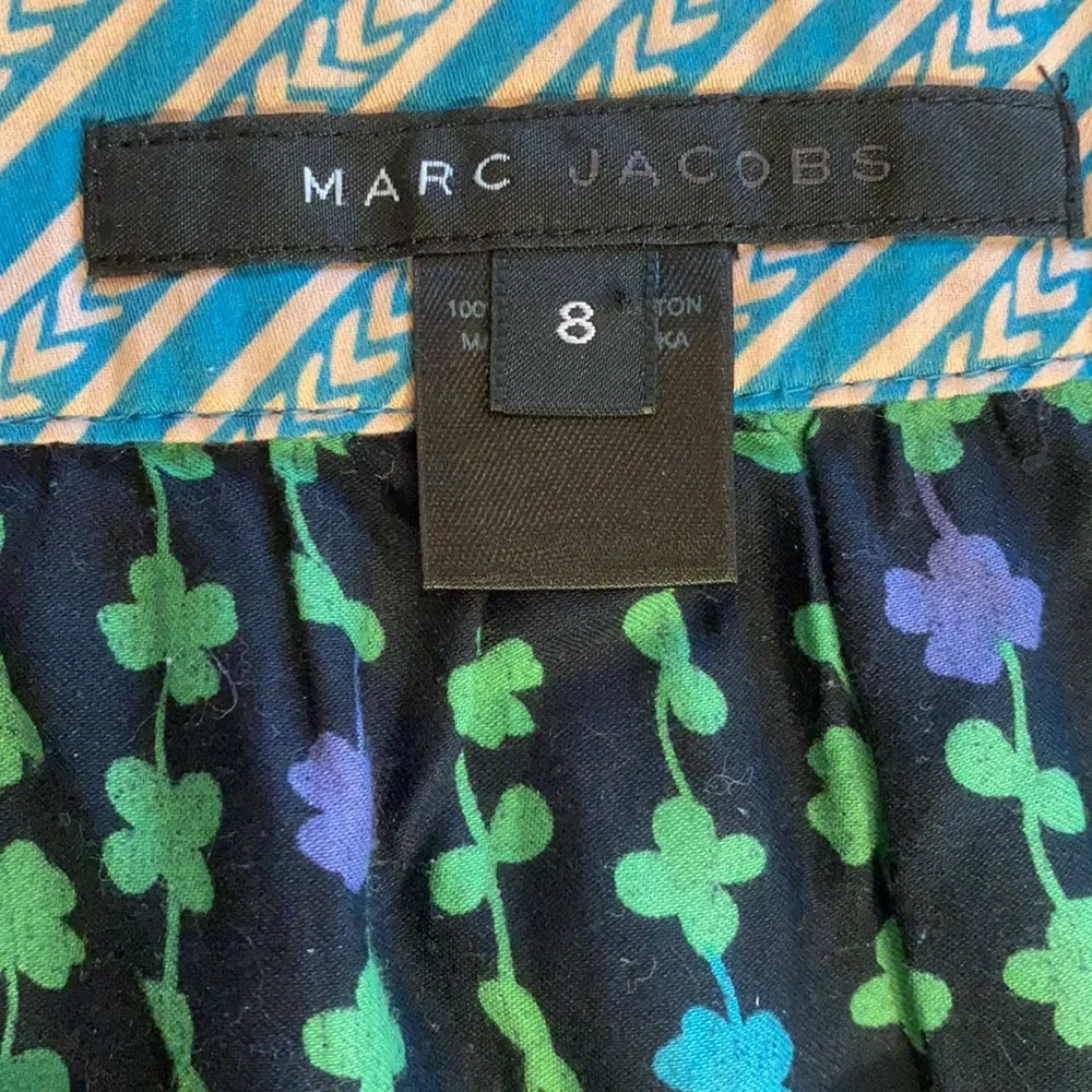 Marc Jacobs Clover Leaf and Daisy Floral Print fit and flare Mini Skirt 8 - Picture 8 of 16